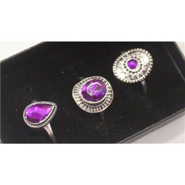 NEW 3PCS/SET RING SET SZ8
