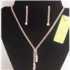 Image 1 : NEW JEWELRY DISPLAY W/ NECKLACE AND EARRING