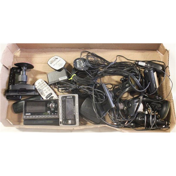 SIRIUS RADIOS WITH REMOTES & CAR KITS