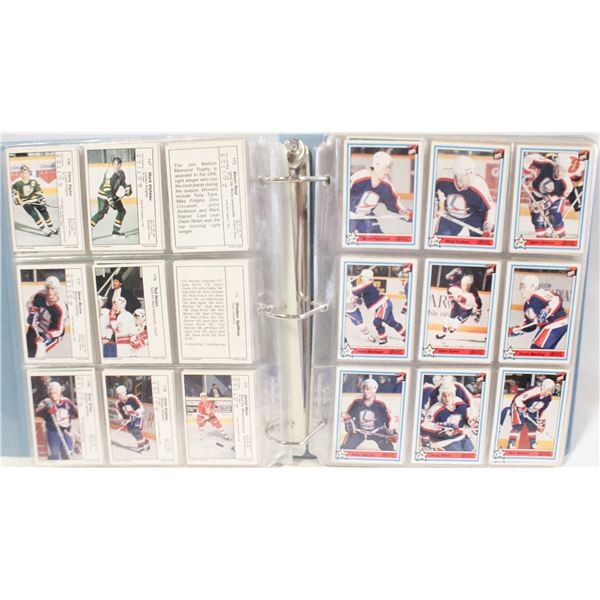 VINTAGE HOCKEY/SPORTS CARDS IN BINDER-ESTATE