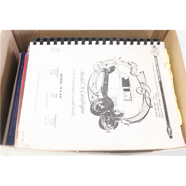 MULTIPLE CLASSIC CAR PARTS BOOKS