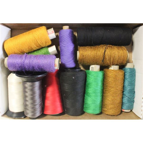 SEWING THREAD ASSORTED COLORS LOT