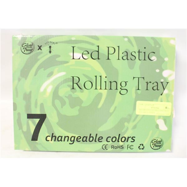 DECORATIVE LED ROLLING TRAY COLORFUL SPACE