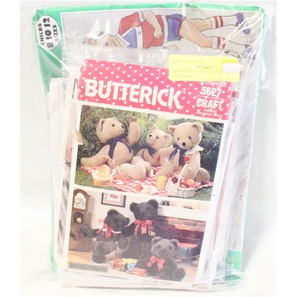 BEAR STUFFIE TOY PATTERNS & CHILDREN