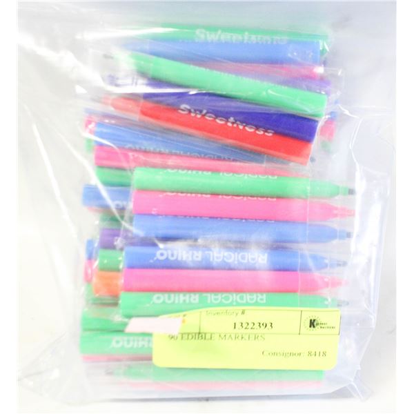 90 EDIBLE MARKERS