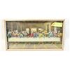 Image 1 : VINTAGE 3D LITHOGRAPH "THE LAST SUPPER" 8"X15"