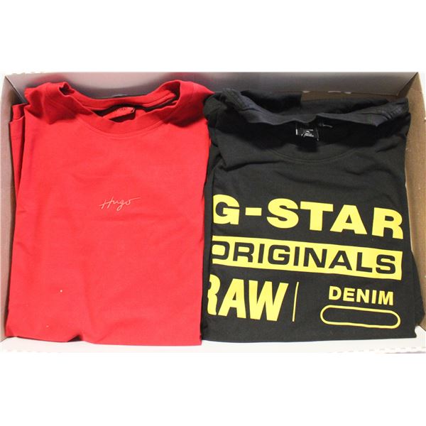 FLAT WITH TWO DESIGNER MENS TSHIRTS XL +
