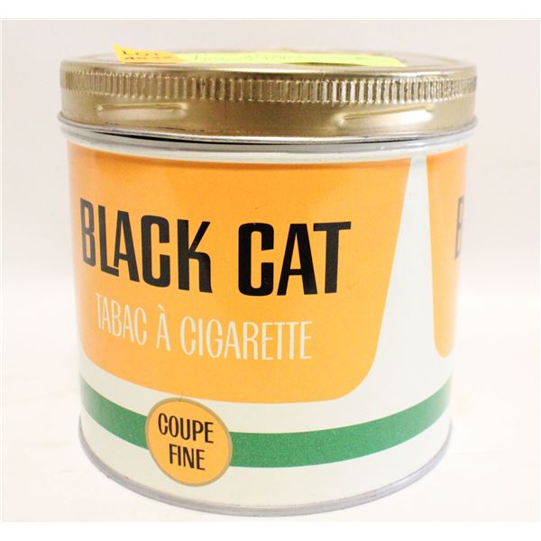 RARE VINTAGE TOBACCO TIN BLACK CAT