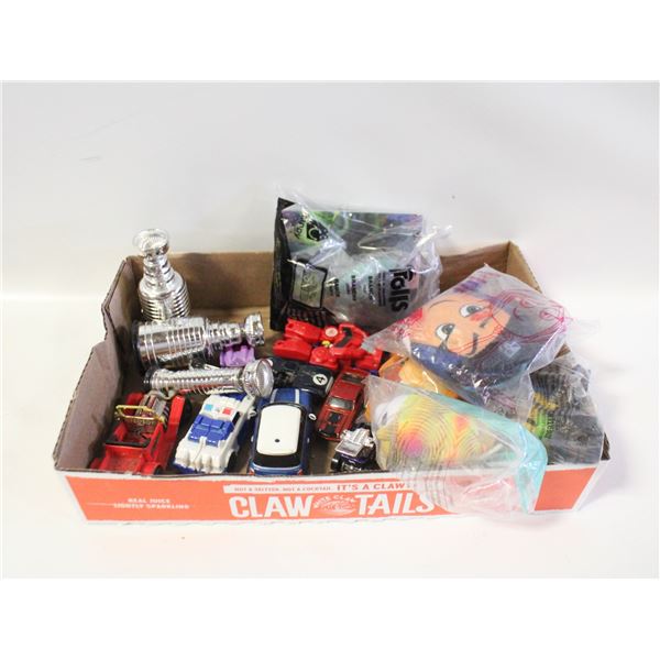 NEW MCDONALDS TOYS PLUS HOT WHEELS+STANLEY CUPS
