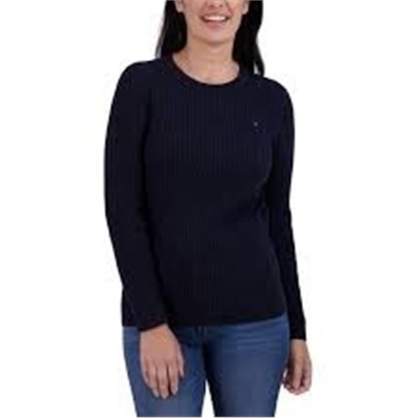 NEW LOFT WOMENS FINE KNIT SWEATER XS NAVY