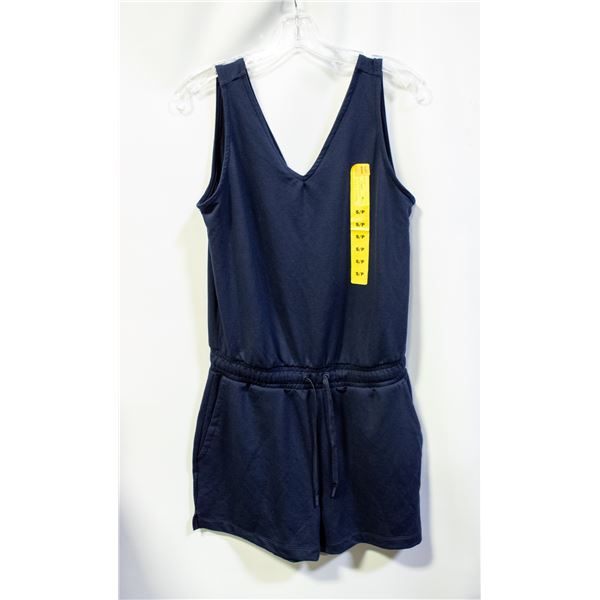 NEW LOLE WOMENS BEACH ROMPER NAVY BLUE SIZE SMALL