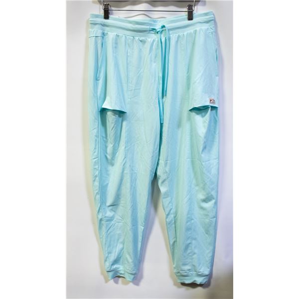 NEW FILA WOMENS COMFORT LOUNGE PANTS TEAL SIZE XL