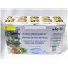 Image 1 : 10 PIECE ELLO DIVIDED GLASS FOOD STORAGE SET