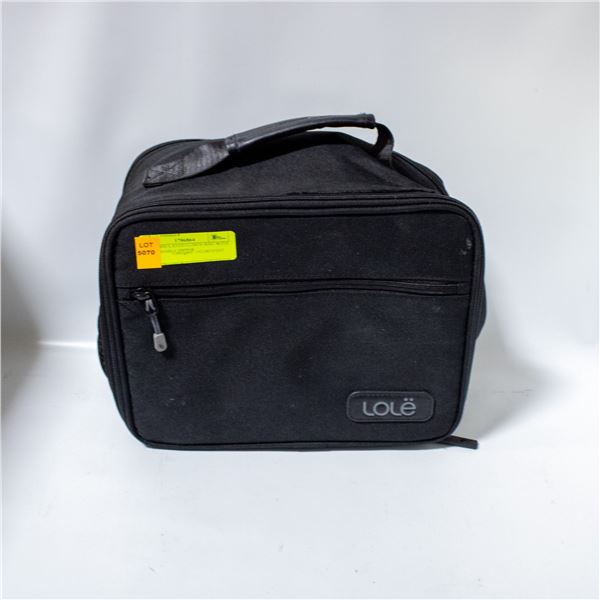 LOLE INSULATED LUNCH BAG WITH EXPANDABLE ZIPPER