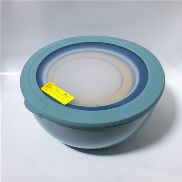 5-PIECE PANDEX MELAMINE BOWL SET WITH LIDS