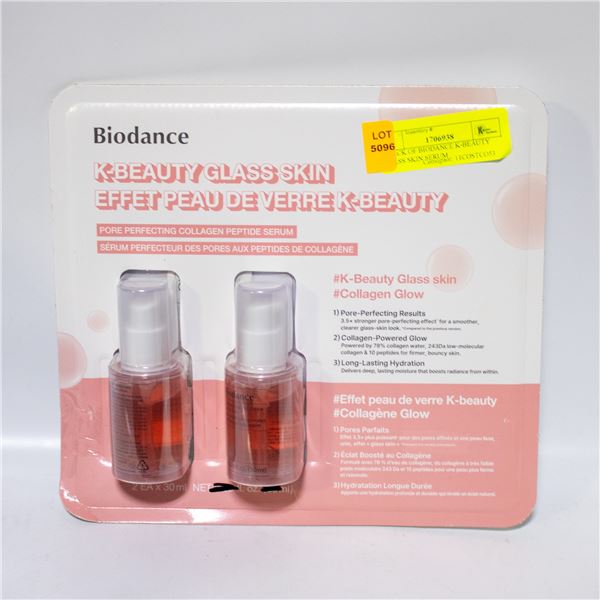 2 PACK OF BIODANCE K-BEAUTY GLASS SKIN SERUM