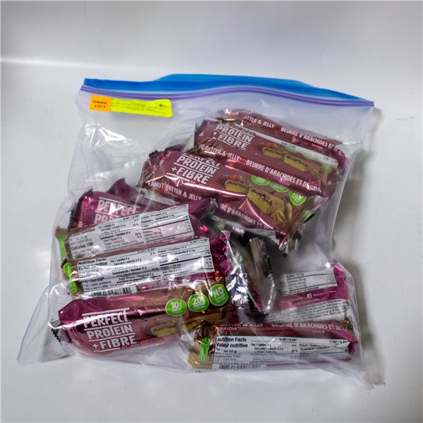 BAG OF 14 NO SUGAR COMPANY PERFECT PROTEIN & FIBRE