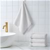 Image 1 : BAG OF 3 CARLO HOME COTTON HAND TOWELS - WHITE