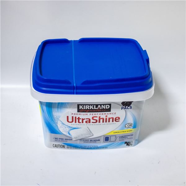 KIRKLAND ULTRA SHINE DISHWASHER DETERGENT PODS