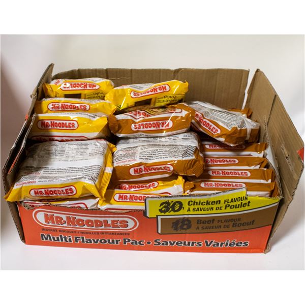 BOX OF 32 MR. NOODLES INSTANT NOODLES CHICKEN &