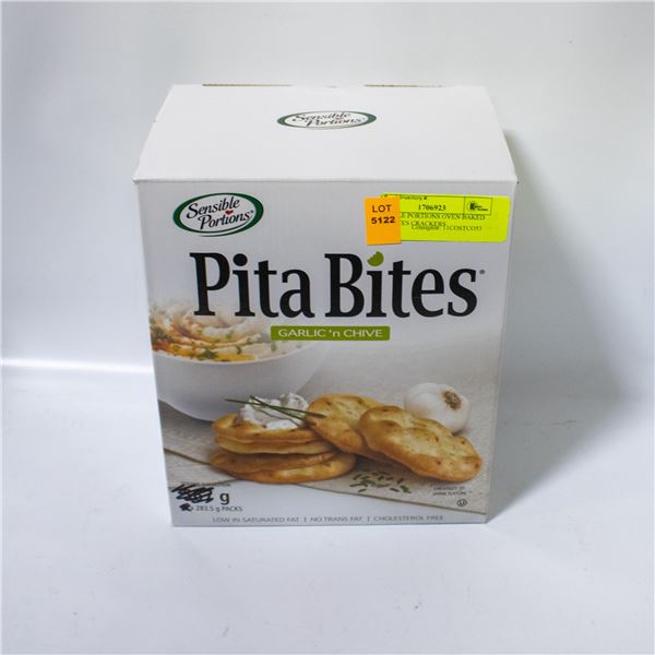 SENSIBLE PORTIONS OVEN BAKED PITA BITES CRACKERS