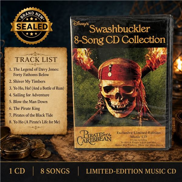 NEW CD "PIRATES OF THE CARIBBEAN" SWASHBUCKLER