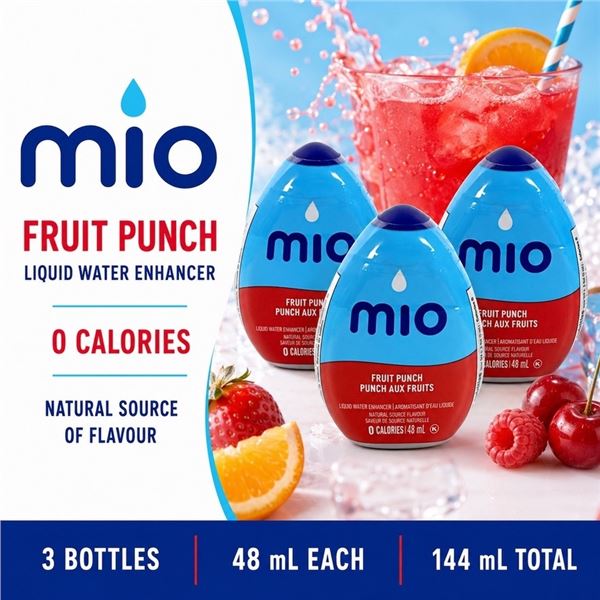 3 MIO FRUIT PUNCH 48ML BB 08/26