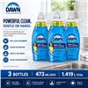 Image 1 : 3 DAWN ULTRA DISHWASHING LIQUID 473ML