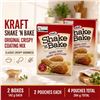 Image 1 : 2 KRAFT SHAKE'N BAKE ORIGINAL 142G BB 07/27