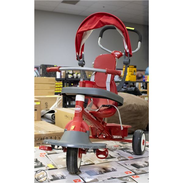 RADIO FLYER STROLL 'N TRIKE - RED & GREY