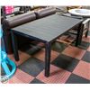 Image 1 : TOOMAX GOLIA OUTDOOR PLASTIC TABLE - BLACK