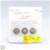 Image 1 : 1964 1963 1959 25 CENTS SILVER CANADA