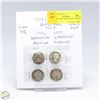 Image 1 : 1941 1957 1945 1951 NO MINT MARK FOUND