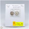 Image 1 : 2 EACH 1964-D QUARTER DOLLAR SILVER