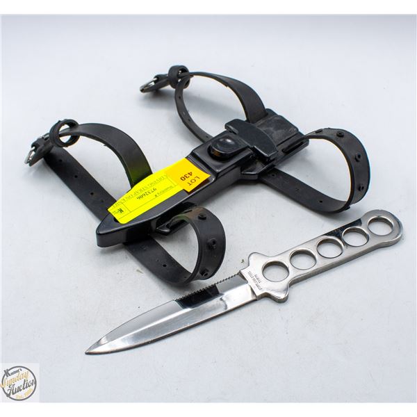 SCUBA DIVING STRAP ON KNIFE
