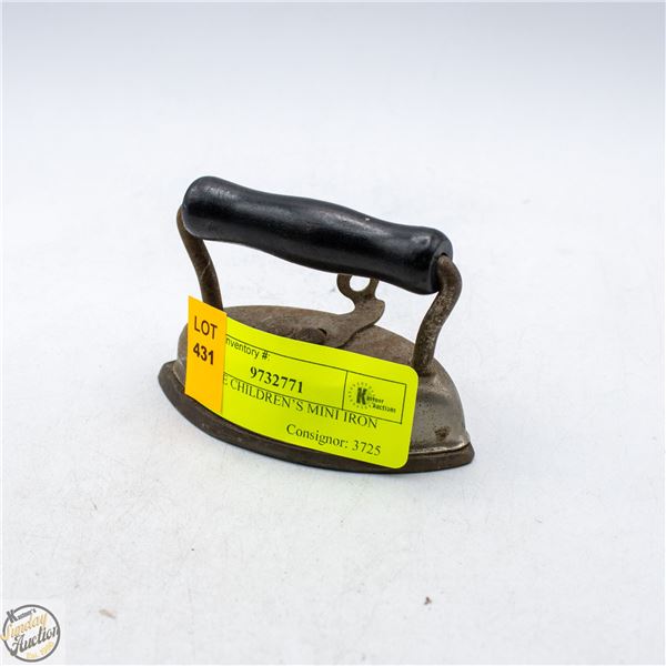 ANTIQUE CHILDREN’S MINI IRON TOY