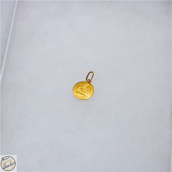18K GOLD CHARM (18.1 GRAMS)