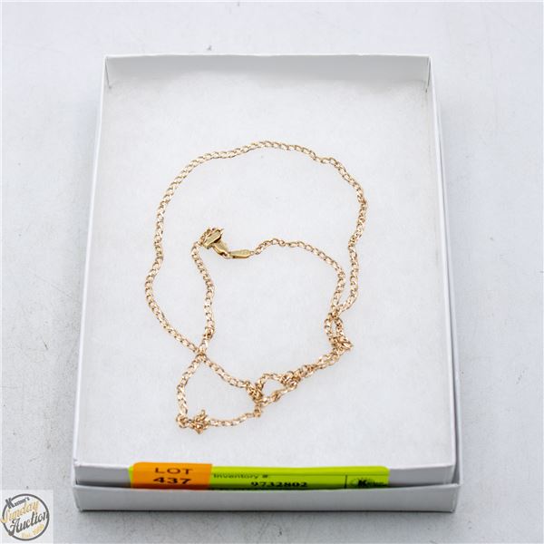 10K GOLD CHAIN NECKLACE (15.1 GRAMS)