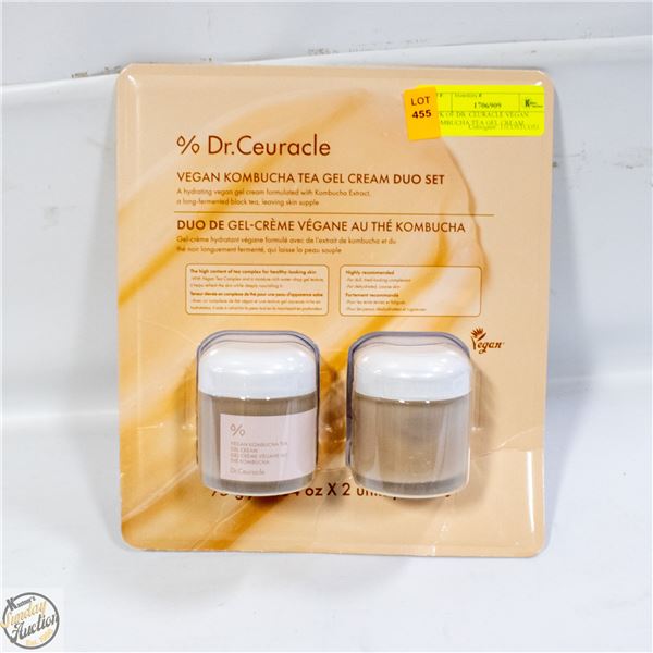 2 PK OF DR. CEURACLE VEGAN KOMBUCHA TEA GEL CREAM
