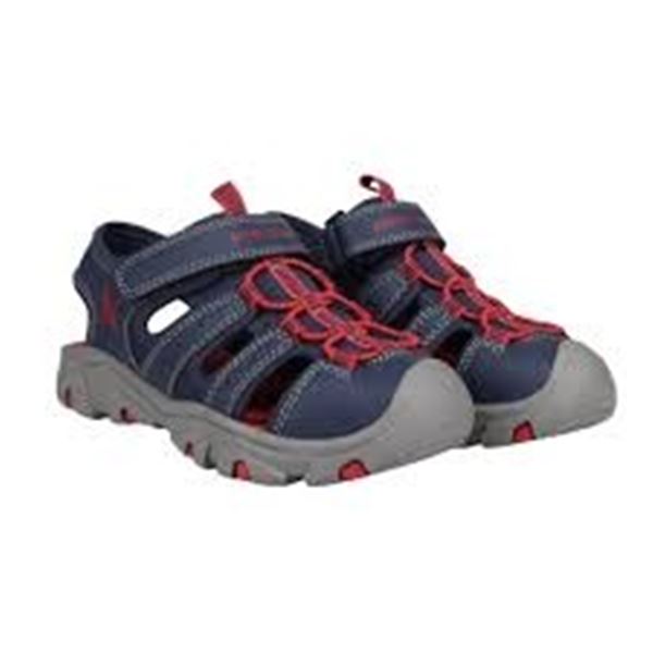 NEW EDDIE BAUER KIDS SANDAL BLUE & RED SIZE 10