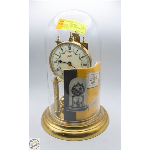 VINTAGE SCHATZ PERPETUAL MOTION CLOCK