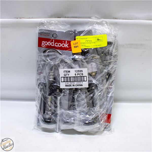 6 BRAND NEW GOODCOOK CORKSCREWS