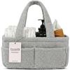 Image 1 : NEW PUTSKA BABY DIAPER CADDY ORGANIZER - GREY