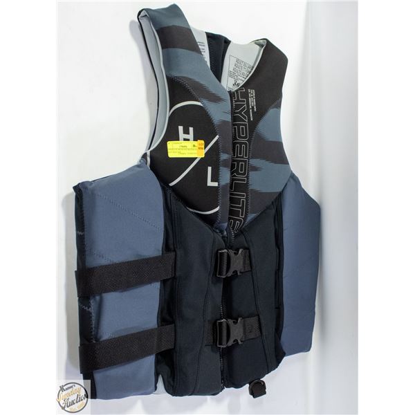 HYPERLITE MENS PFD WATER VEST GREY SIZE XXL