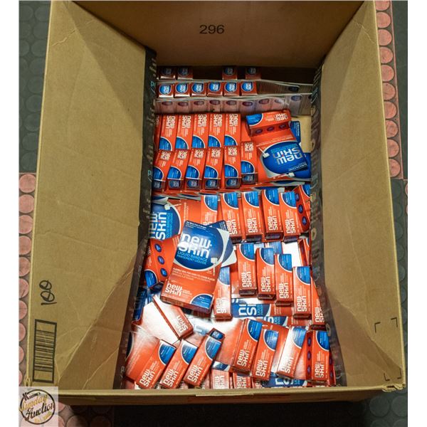 BOX OF 160 NEW SKIN LIQUID BANDAGES FOR MINOR CUTS
