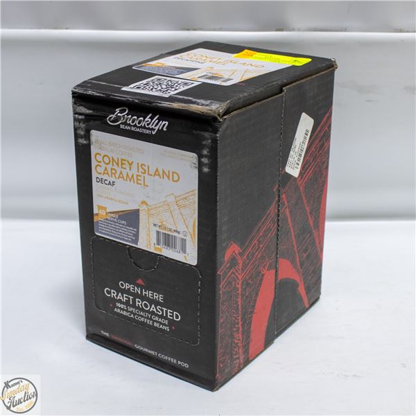 CASE OF KERUIG STYLE BROOKLYN BEAN ROASTERY CONEY