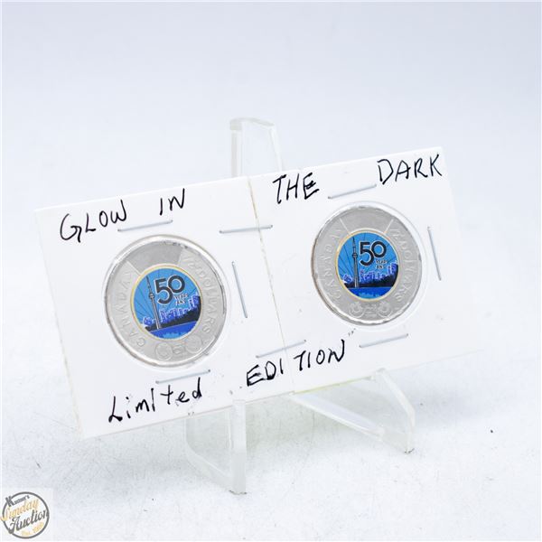 #5051-“GLOW IN THE DARK” PAIR UNCIRCULATED