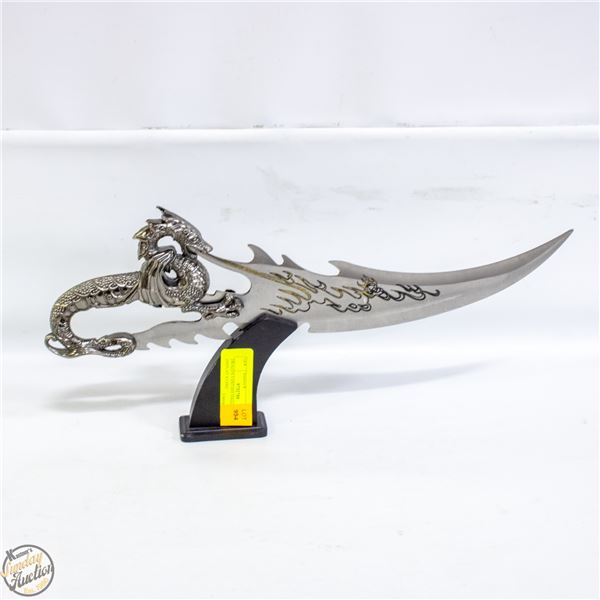 DRAGON FANTASY DAGGER WITH DISPLAY STAND