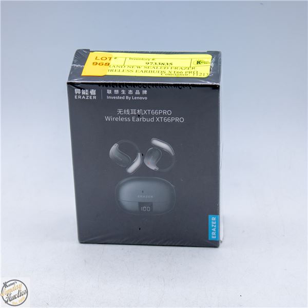 BRAND NEW SEALED ERAZER WIRELESS EARBUDS XT66 PRO