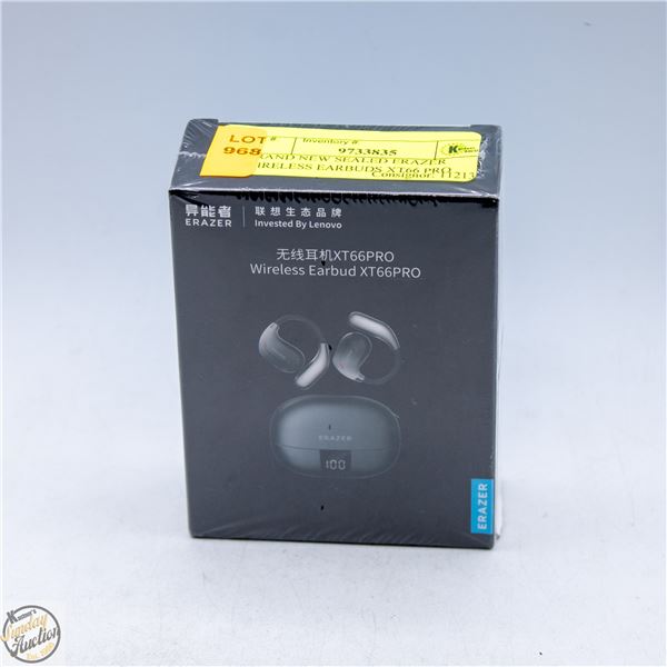 BRAND NEW SEALED ERAZER WIRELESS EARBUDS XT66 PRO